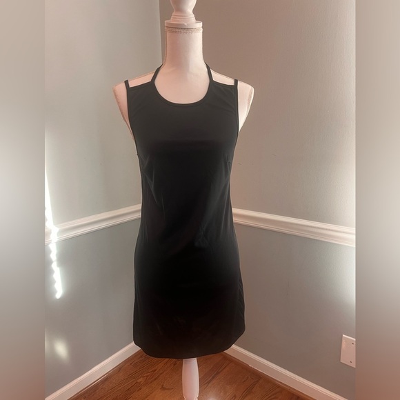 BCBG Max Azria Y2K Black Slip Dress Halter Backless NWT Small USA Made - Picture 1 of 7
